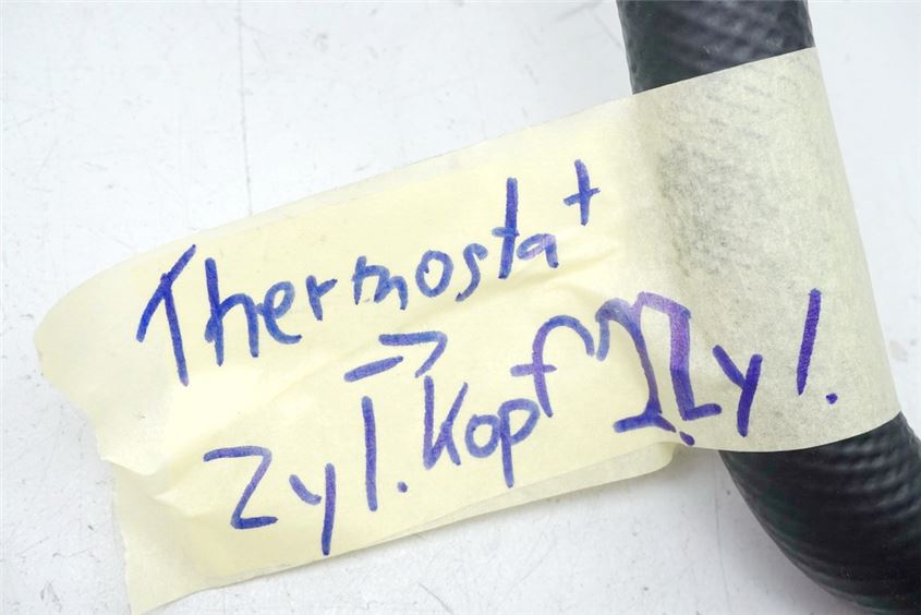 KAWASAKI GPZ 500 S EX500D MANGUERA RADIADOR TUBO CONECTOR TERMOSTATO -> CULATA