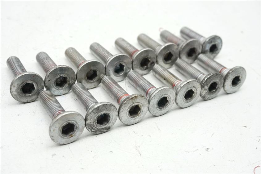 KAWASAKI GPZ 500 S EX500D TORNILLOS DISCOS FRENO DELANTEROS Y TRASEROS
