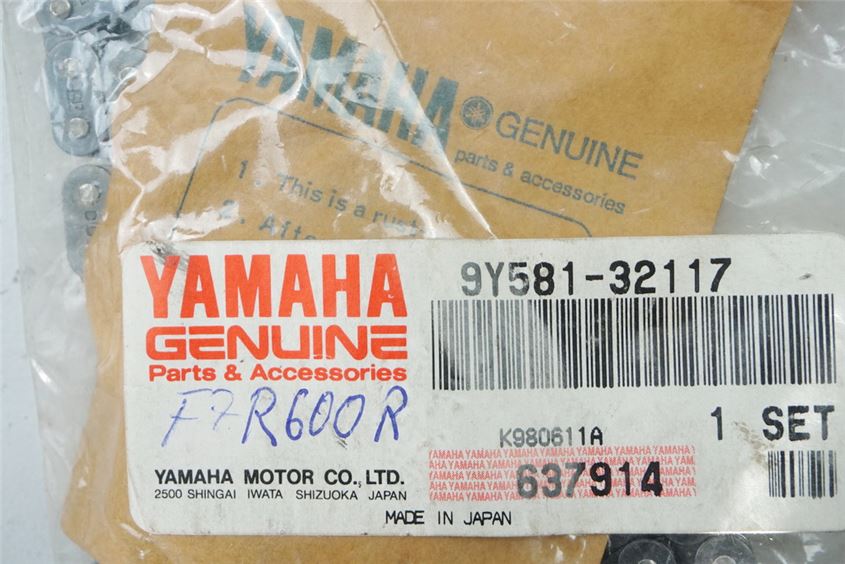 YAMAHA YZF 600 4TV THUNDERCAT STEUERKETTE FÜR NOCKENWELLE GENUINE - 9Y581-32117