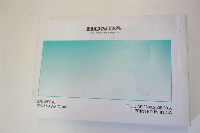HONDA CBF 125 JC40 MANUAL DEL PROPIETARIO MANUAL DE INSTRUCCIONES