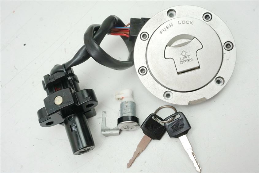 HONDA CB 500 PC26 CONJUNTO CERRADURAS BOMBÍN ARRANQUE TAPA DEPÓSITO 2 LLAVES