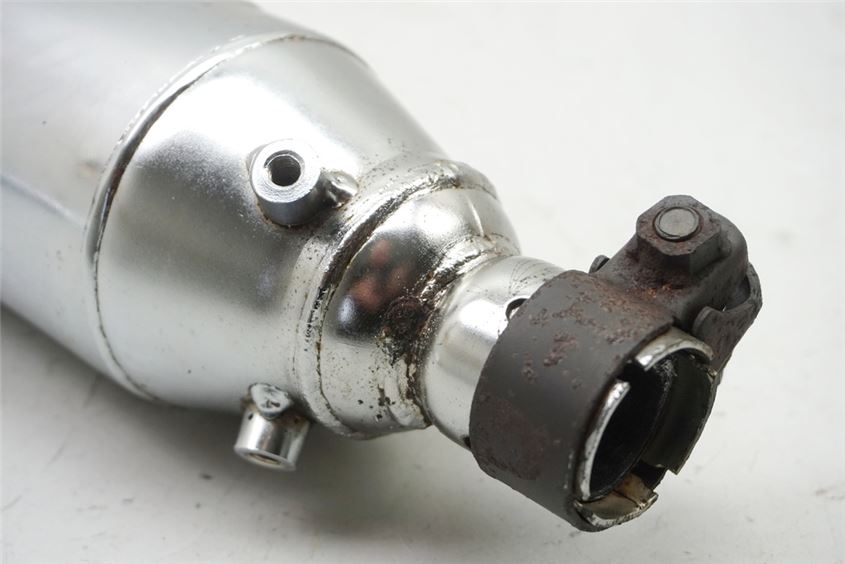 HYOSUNG GV 250 AQUILA AUSPUFF UNTEN SCHALLDÄMPFER EXHAUST ZYLINDER VORN