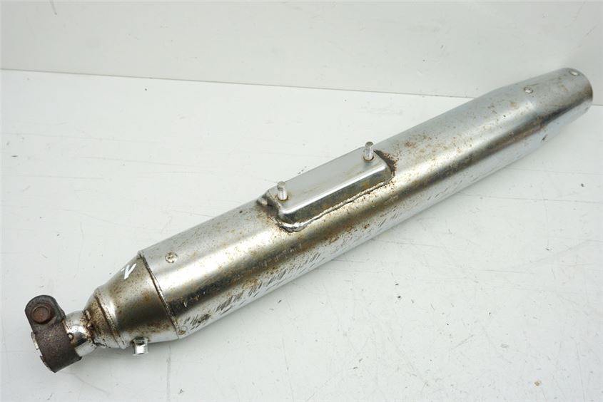 HYOSUNG GV 250 AQUILA AUSPUFF UNTEN SCHALLDÄMPFER EXHAUST ZYLINDER VORN