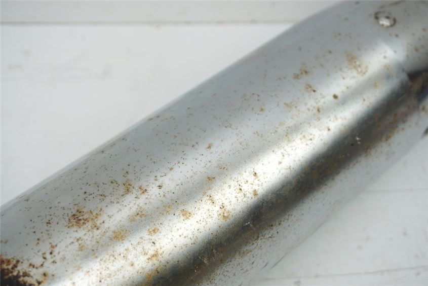 HYOSUNG GV 250 AQUILA AUSPUFF UNTEN SCHALLDÄMPFER EXHAUST ZYLINDER VORN