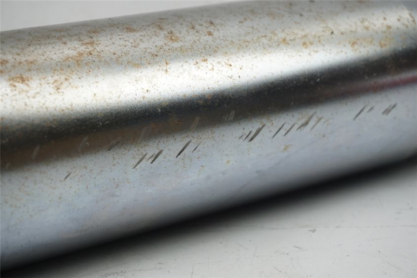 HYOSUNG GV 250 AQUILA AUSPUFF UNTEN SCHALLDÄMPFER EXHAUST ZYLINDER VORN