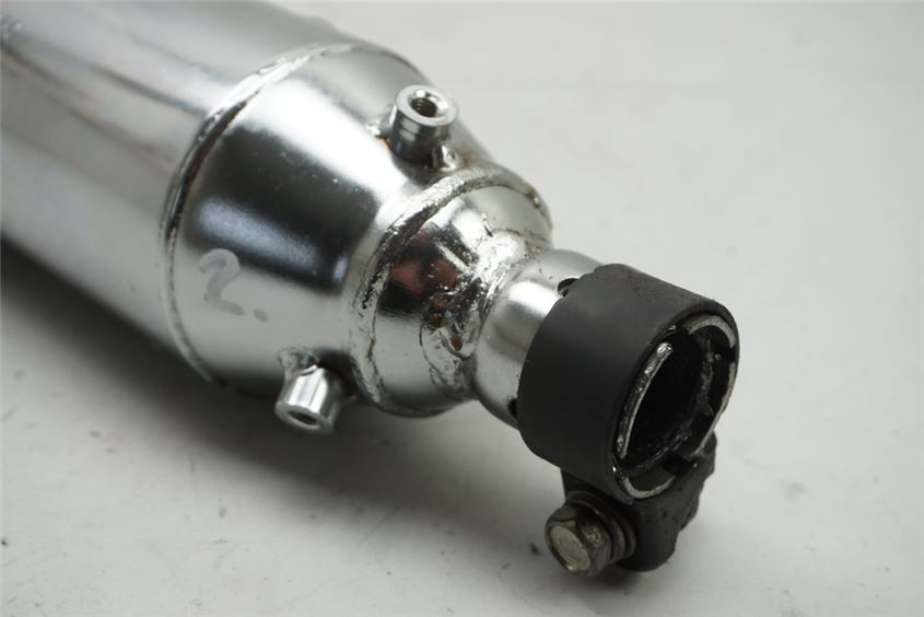 HYOSUNG GV 250 AQUILA AUSPUFF OBEN SCHALLDÄMPFER EXHAUST ZYLINDER HINTEN