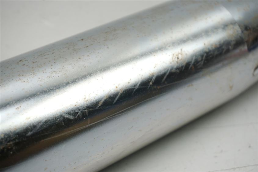 HYOSUNG GV 250 AQUILA AUSPUFF OBEN SCHALLDÄMPFER EXHAUST ZYLINDER HINTEN