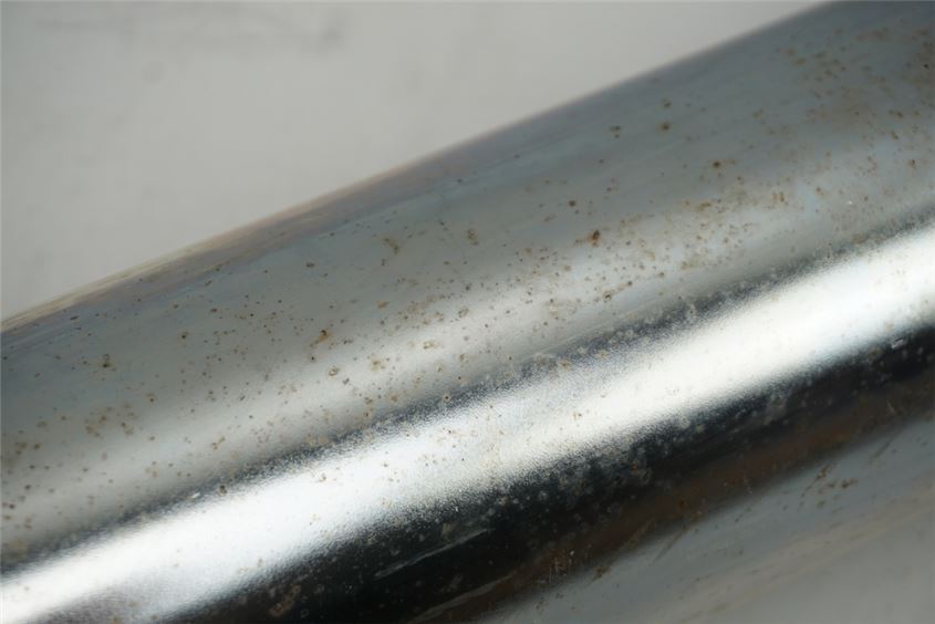 HYOSUNG GV 250 AQUILA AUSPUFF OBEN SCHALLDÄMPFER EXHAUST ZYLINDER HINTEN