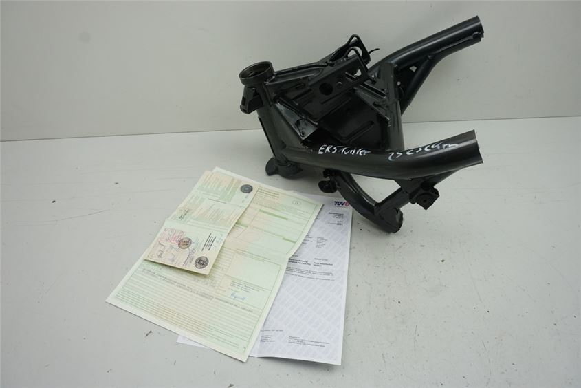 KAWASAKI ER 5 TWISTER ER500A RAHMEN & BRIEF PAPIERE FRAME RAHMENKOPF