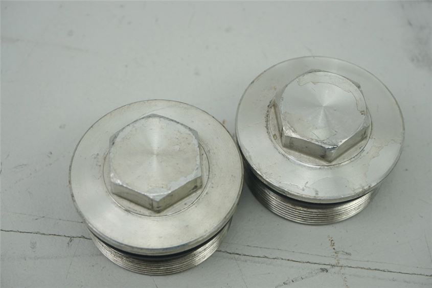 YAMAHA XJ 600 S 4BRA DIVERSION GABEL VERSCHLUß SCHRAUBE STOPFEN - PAAR