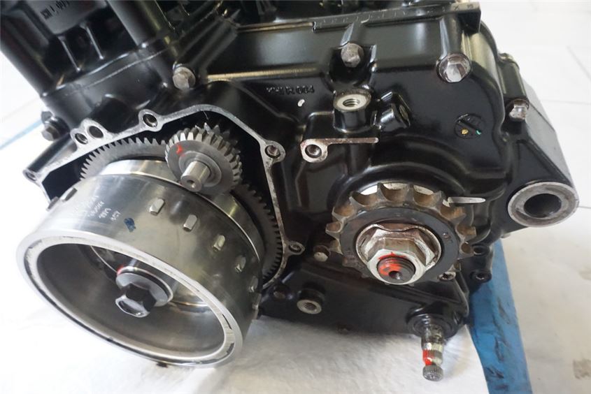 KAWASAKI BX 125 A NINJA MOTOR MOTOR CIGÜEÑAL CULATA - 13641 KM