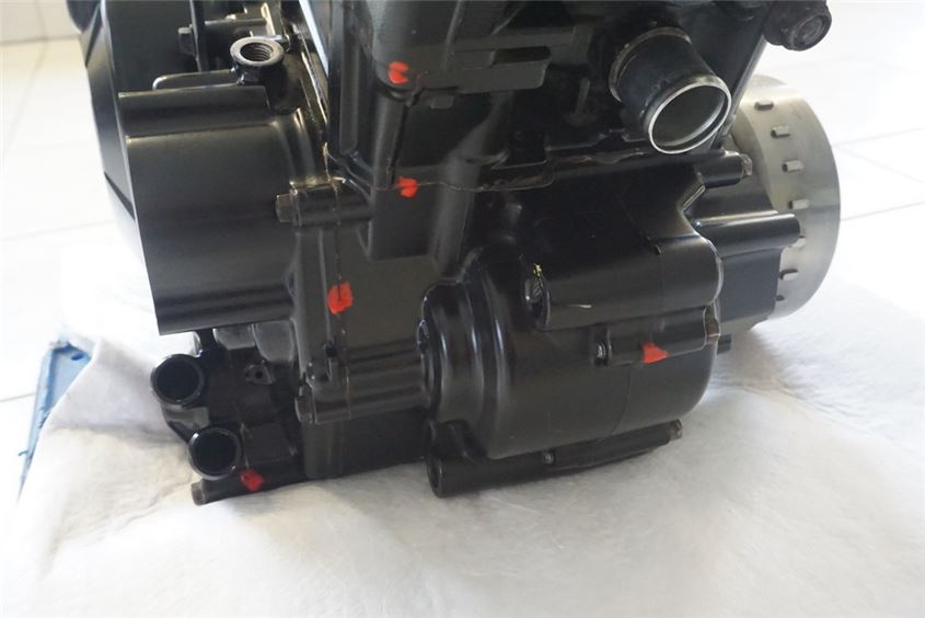 KAWASAKI BX 125 A NINJA MOTOR MOTOR CIGÜEÑAL CULATA - 13641 KM