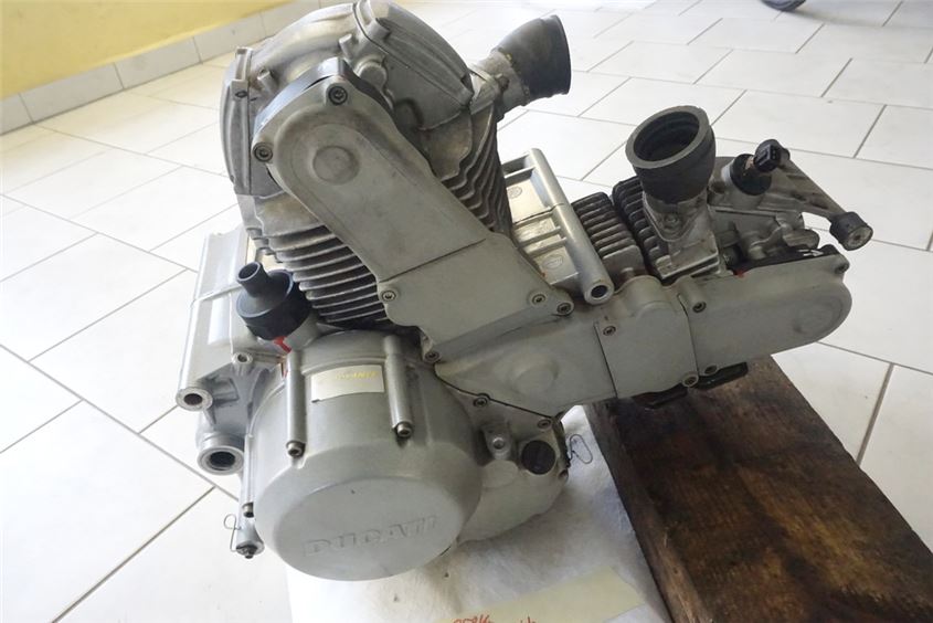 DUCATI 750 SS ie MOTOR ENGINE KURBELWELLE ZYLINDERKOPF GETRIEBE 22859 KM