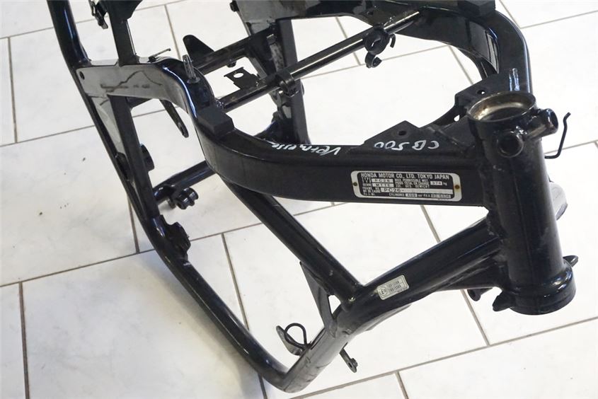 HONDA CB 500 PC26 RAHMEN & BRIEF FRAME - VERMESSUNGSPROTOKOLL