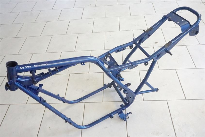 KAWASAKI Z 440 KZ 440 A CHASIS Y PAPELES INFORME DE MEDICIÓN DE CHASIS