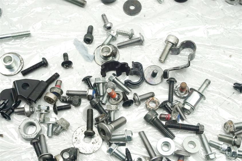 KAWASAKI BX 125 A NINJA SCREWS & SMALL PARTS & BRACKETS