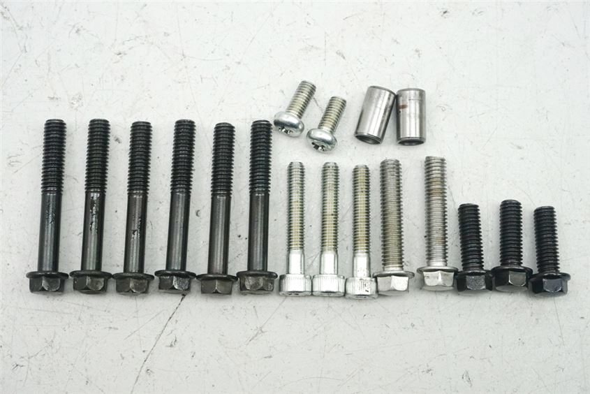KAWASAKI BX 125 A NINJA SCREWS STATOR COVER ENGINE COVER