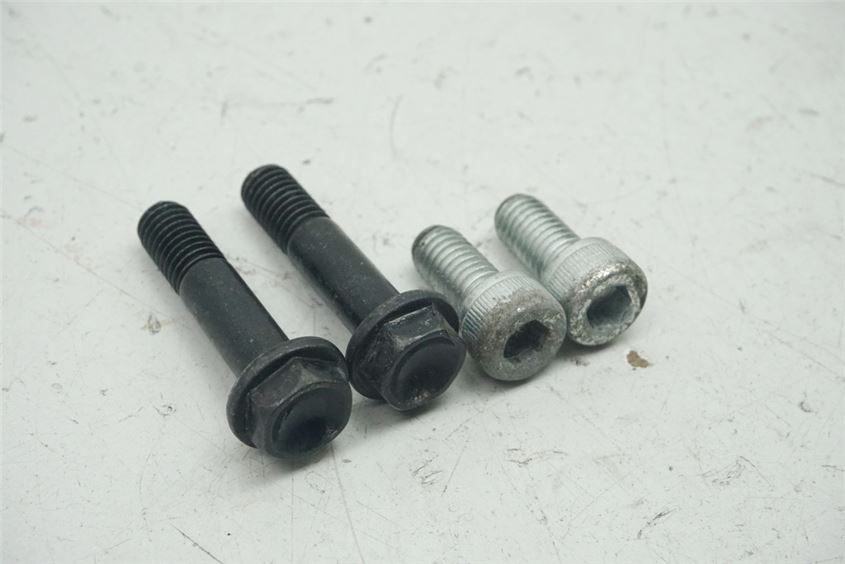 KAWASAKI BX 125 A NINJA TORNILLOS PINZA DE FRENO DELANTERA Y TRASERA