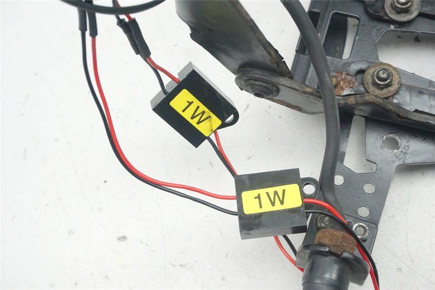 KAWASAKI BX 125 A NINJA SOPORTE DE MATRÍCULA ACCESORIOS INTERMITENTES LED