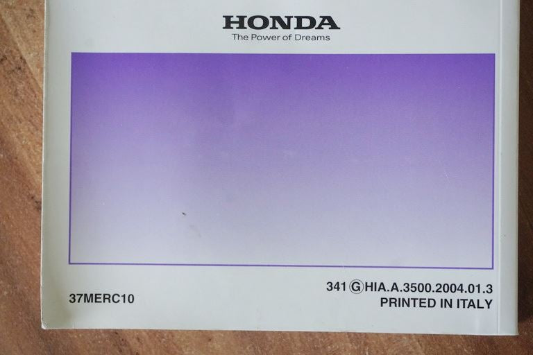 HONDA CBF 600 NABS PC38 MANUAL DEL CONDUCTOR MANUAL DE INSTRUCCIONES MANUAL