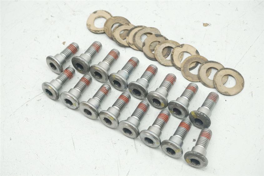 HONDA CBF 600 NABS PC38 SCHRAUBEN BREMSSCHEIBEN VORN & HINTEN