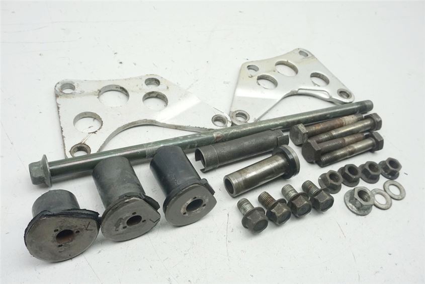 YAMAHA XJ 600 S 4BRA DIVERSION HALTER MOTOR ACHSE BOLZEN DISTANZEN MOTORHALTER