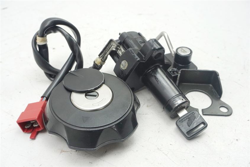 HONDA XL 600 PD06 TRANSALP CONJUNTO CERRADURAS BOMBÍN ARRANQUE TAPA DEPÓSITO + 2 LLAVES