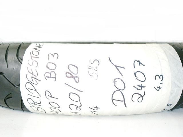Keine Angaben REIFEN BRIDGESTONE HOOP B03 120/80 REIFEN