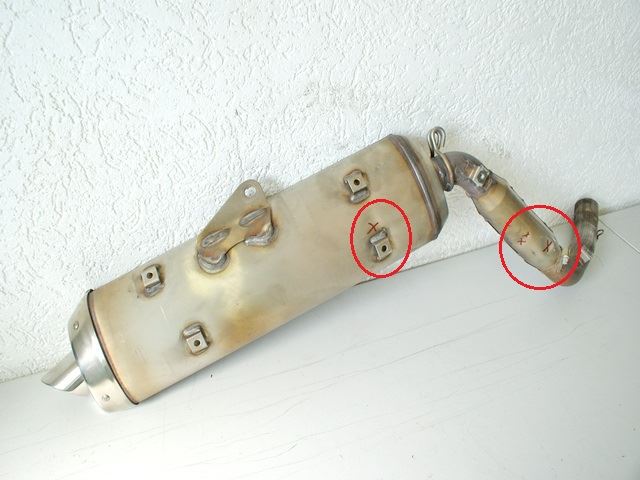 APRILIA ETV 1000 CAPO NORD EXHAUST MUFFLER