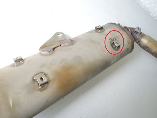 APRILIA ETV 1000 CAPO NORD EXHAUST MUFFLER