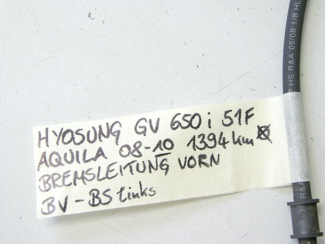 HYOSUNG GV 650 i 51F AQUILA BREMSLEITUNG VO BRAKE HOSE