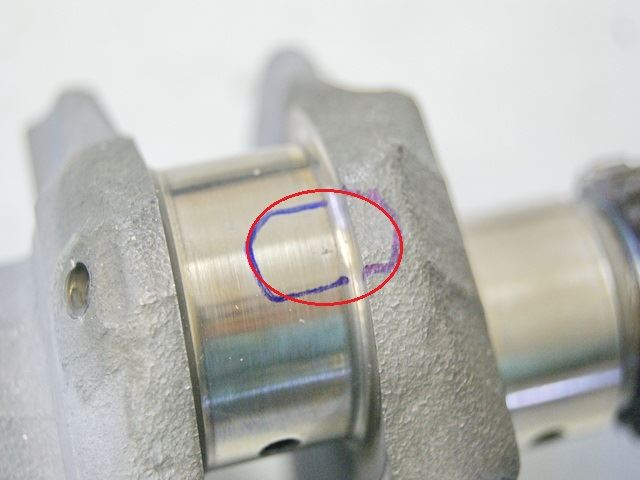 SUZUKI GSF 600 BANDIT GN77AB CRANKSHAFT