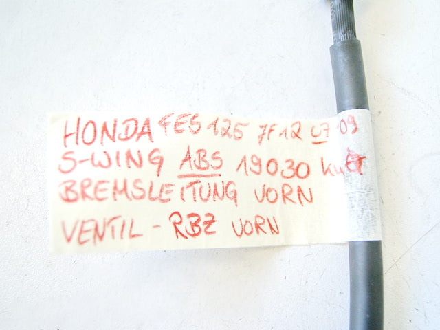 HONDA FES 125 JF12 S-WING ABS BREMSLEITUNG VORN BRAKE HOSE