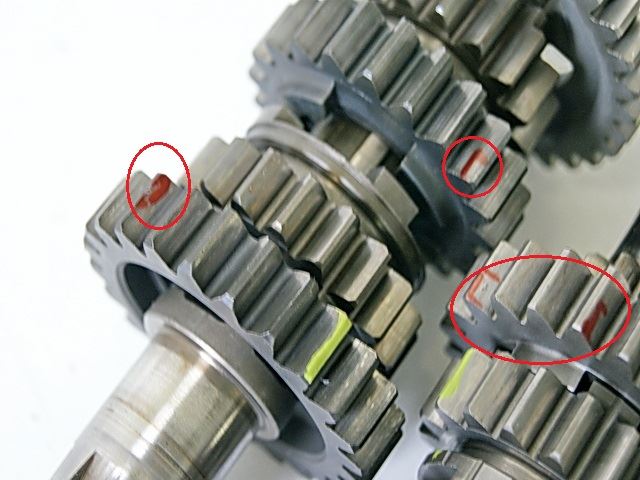 Ejes de transmisión CAGIVA W16 600 2G1, caja de cambios, engranajes