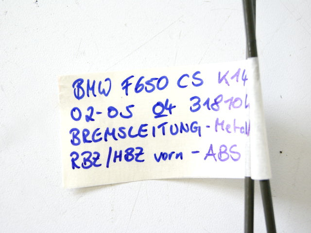 BMW F 650 CS K14 SCARVER BREMSLEITUNG METALL BRAKE HOSE