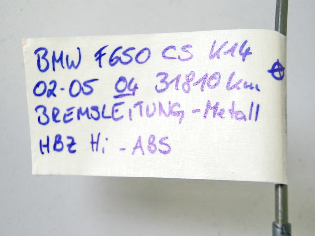 BMW F 650 CS K14 SCARVER BREMSLEITUNG METALL BRAKE HOSE
