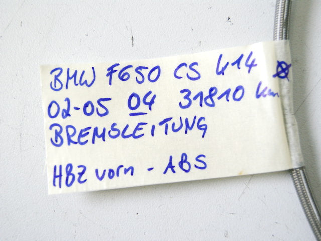BMW F 650 CS K14 SCARVER BREMSLEITUNG VORN BRAKE HOSE